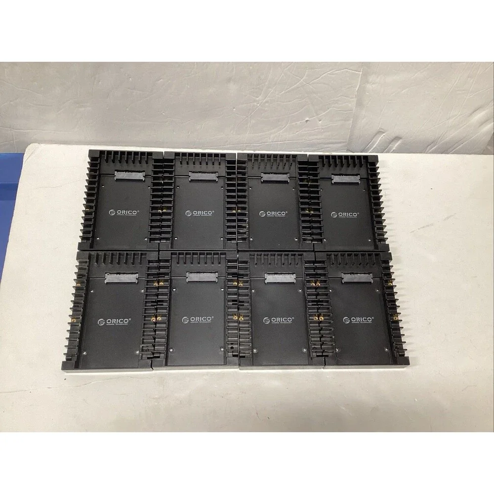 orico 2.5” SSD sata to 3.5” hard drive adapter lot of 8